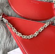 Givenchy Small Cut Out Bag With Chain Red Size 27 x 27 x 6 cm - 6