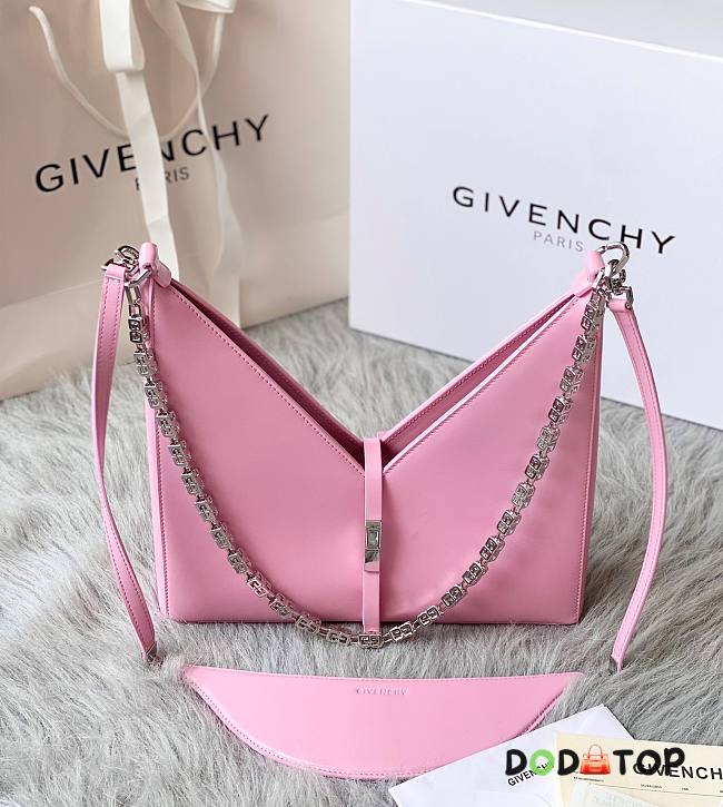 Givenchy Small Cut Out Bag With Chain Pink Size 27 x 27 x 6 cm - 1