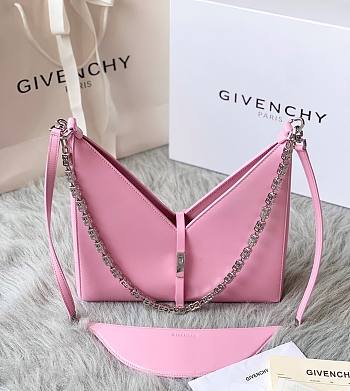 Givenchy Small Cut Out Bag With Chain Pink Size 27 x 27 x 6 cm