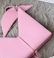 Givenchy Small Cut Out Bag With Chain Pink Size 27 x 27 x 6 cm - 6