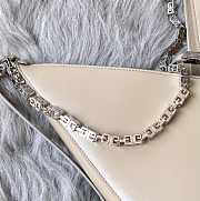 Givenchy Small Cut Out Bag With Chain Cream Size 27 x 27 x 6 cm - 4