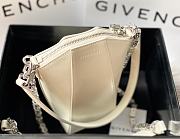 Givenchy Mini Antigona Vertical Bag White 20 x 10 x 8.5 cm - 5