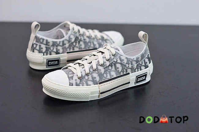 DIOR OBLIQUE CANVAS SNEAKERS - 1