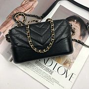 Chanel Gabrielle Clutch Full Black A94505 size 18 x 6 x 11 cm - 3