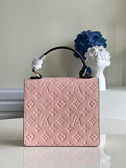 Louis Vuitton Spring Street Pink Handbag M90375 Size 17 x 16 x 8.5 cm - 4