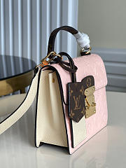 Louis Vuitton Spring Street Pink Handbag M90375 Size 17 x 16 x 8.5 cm - 5