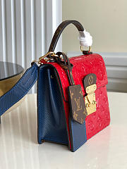 Louis Vuitton Spring Street Red Handbag M90375 Size 17 x 16 x 8.5 cm - 3