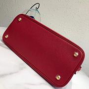 Prada Top Handle Tote Bag Red/Black 1BG148 Size 33 × 24 × 14.5 cm - 4