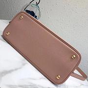 Prada Top Handle Tote Bag Power Pink/Black 1BG148 Size 33 × 24 × 14.5 cm - 3