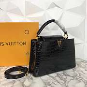 Louis Vuitton Capucines MM Black Crocodile N92967 Size 31 x 20 x 11 cm - 5