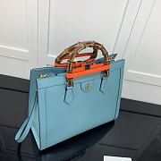Gucci Diana Medium Tote Bag Blue 655658 Size 35 x 30 x 14 cm - 4