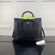 Gucci Diana Medium Tote Bag Black 655658 Size 35 x 30 x 14 cm - 1