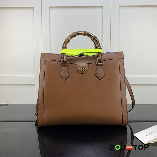 Gucci Diana Medium Tote Bag Brown 655658 Size 35 x 30 x 14 cm - 1