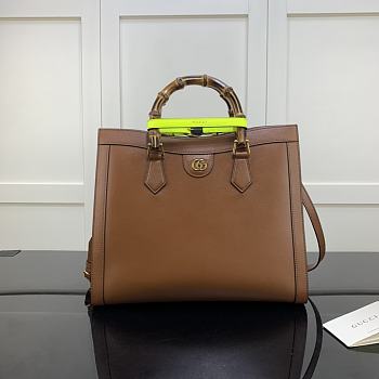 Gucci Diana Medium Tote Bag Brown 655658 Size 35 x 30 x 14 cm