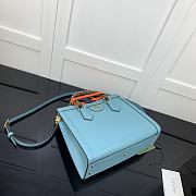 Gucci Diana Small Tote Bag Blue 660195 Size 27 x 24 x 11 cm - 6