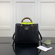 Gucci Diana Small Tote Bag Black 660195 Size 27 x 24 x 11 cm - 1