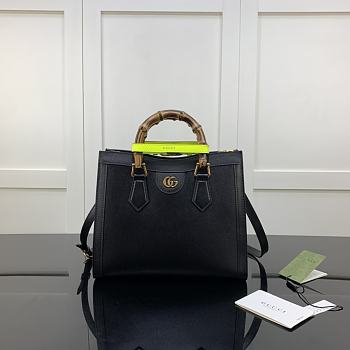 Gucci Diana Small Tote Bag Black 660195 Size 27 x 24 x 11 cm