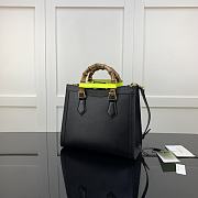 Gucci Diana Small Tote Bag Black 660195 Size 27 x 24 x 11 cm - 6