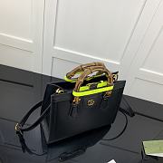 Gucci Diana Small Tote Bag Black 660195 Size 27 x 24 x 11 cm - 4