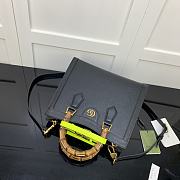Gucci Diana Small Tote Bag Black 660195 Size 27 x 24 x 11 cm - 3