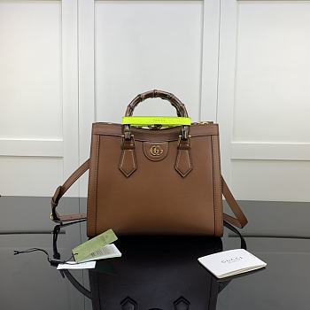 Gucci Diana Small Tote Bag Brown 660195 Size 27 x 24 x 11 cm
