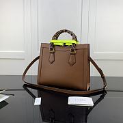 Gucci Diana Small Tote Bag Brown 660195 Size 27 x 24 x 11 cm - 2