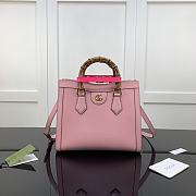 Gucci Diana Small Tote Bag Pink 660195 Size 27 x 24 x 11 cm - 1