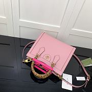 Gucci Diana Small Tote Bag Pink 660195 Size 27 x 24 x 11 cm - 3