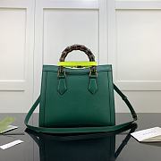 Gucci Diana Small Tote Bag Green 660195 Size 27 x 24 x 11 cm - 5