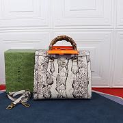 Gucci Diana Small Python Tote Bag 660195 Size 27 x 24 x 11 cm - 1