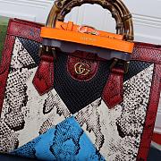 Gucci Diana Small Red Python Tote Bag 660195 Size 27 x 24 x 11 cm - 6