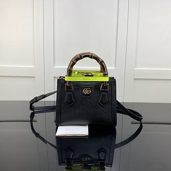 Gucci Diana Mini Tote Bag Black 655661 Size 20 x 16 x 10 cm