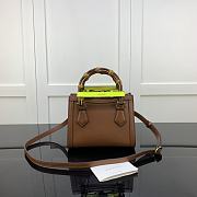 Gucci Diana Mini Tote Bag Brown 655661 Size 20 x 16 x 10 cm - 3