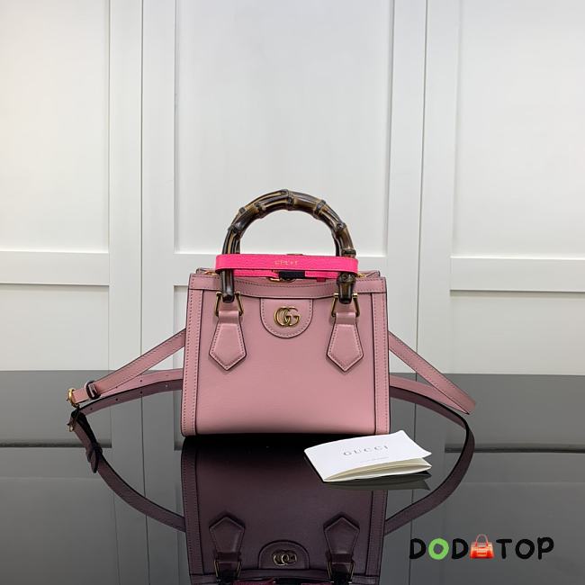 Gucci Diana Mini Tote Bag Pink 655661 Size 20 x 16 x 10 cm - 1