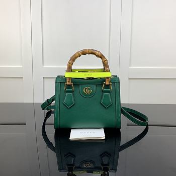 Gucci Diana Mini Tote Bag Green 655661 Size 20 x 16 x 10 cm