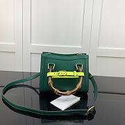 Gucci Diana Mini Tote Bag Green 655661 Size 20 x 16 x 10 cm - 2