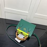 Gucci Diana Mini Tote Bag Green 655661 Size 20 x 16 x 10 cm - 4
