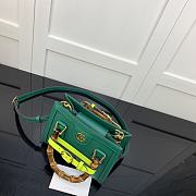 Gucci Diana Mini Tote Bag Green 655661 Size 20 x 16 x 10 cm - 5