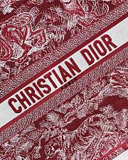 Dior Book Tote Red Toile De Jouy Embroidery M1286 Size 41.5 x 32 x 15 cm - 6
