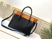 Louis Vuiton On My Side MM Black/Caramel M53823 Size 30.5 x 24.5 x 14 cm - 2