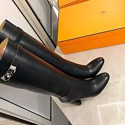 Hermes Boots with Silver Hardware - 4