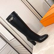 Hermes Boots with Silver Hardware - 6
