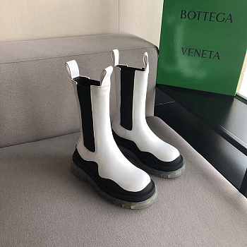 Bottega Veneta Boots in White/Black