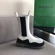 Bottega Veneta Boots in White/Black - 6