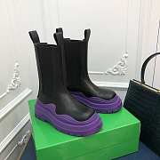 Bottega Veneta Boots in Black/Purple - 1