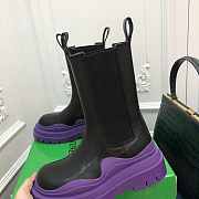 Bottega Veneta Boots in Black/Purple - 6