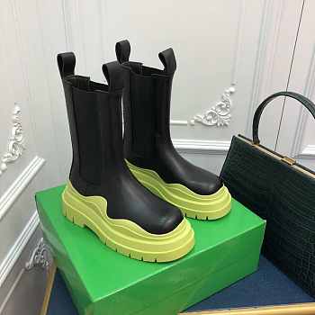 Bottega Veneta Boots in Black/Green
