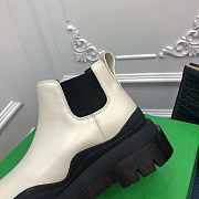 Bottega Veneta Short Boots in Black/ White - 2