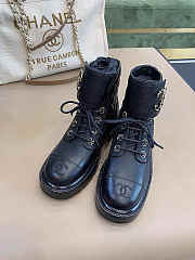 Chanel CC Black Boots - 5