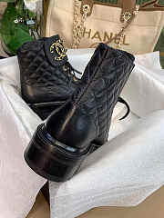 Chanel CC Black Boots - 4